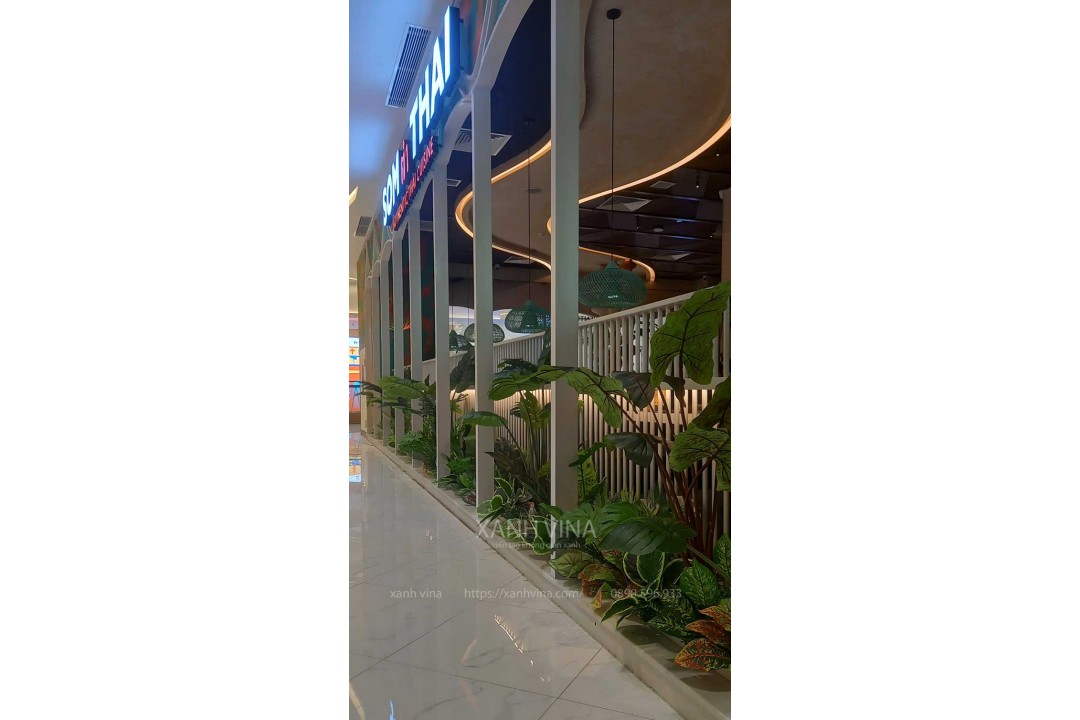 Thi Công Bồn Cây Giả Cho Công Ty Sơm Tum Thái Tại 175 Nguyễn Thái Học